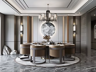 New Chinese Restaurant 3d model