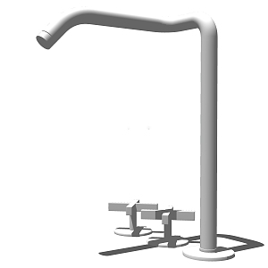 Modern faucet 3d model