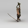 Game Chibi Anime Game Figure Man 3d model
