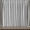 Light Beige Curtains With Soft Vertical Texture And Natural Light In Modern Room