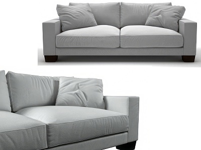 Flexform double sofa 3d model