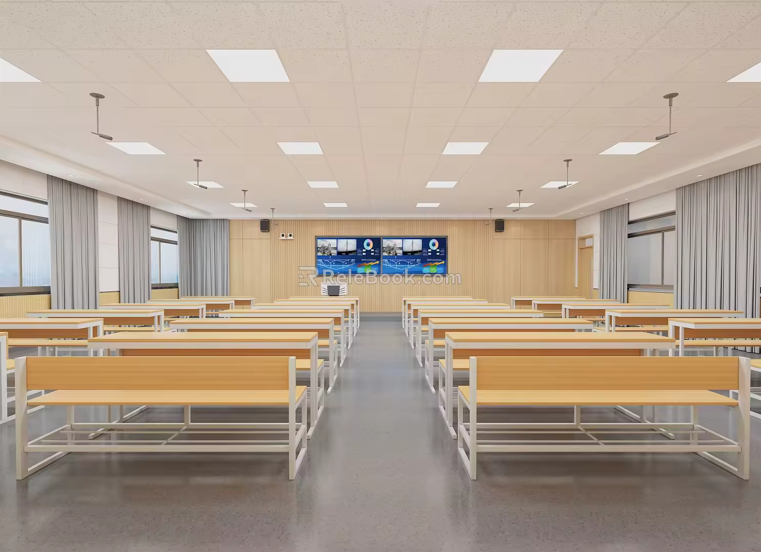 Modern Classroom 3d model