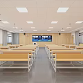 Modern Classroom 3d model