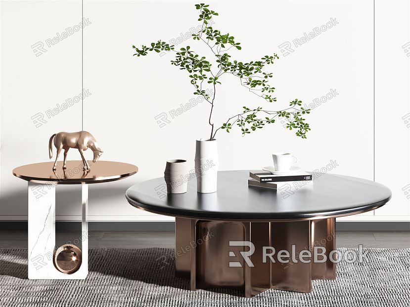 Modern coffee table model