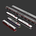 Train full package 3d model