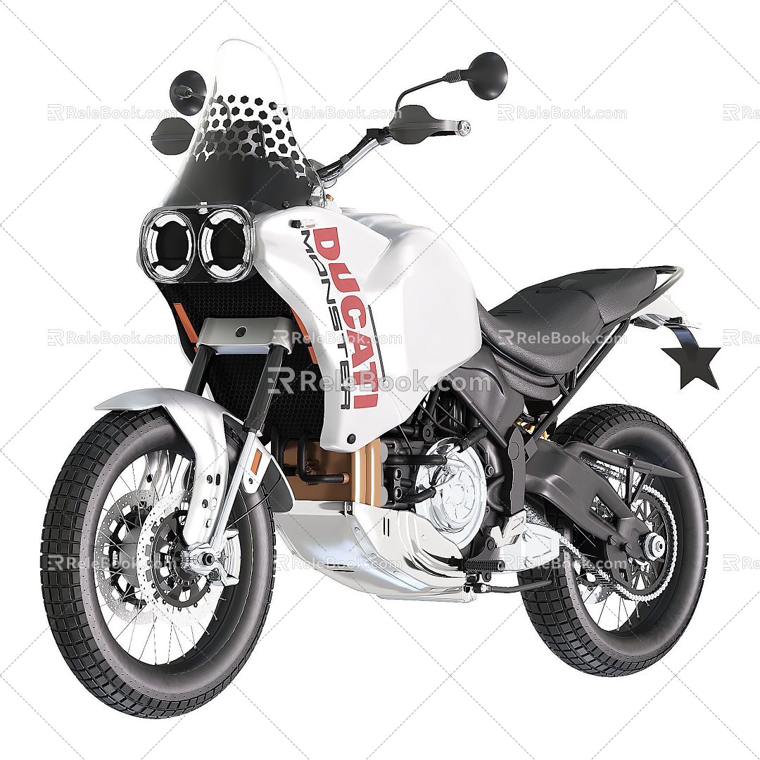 Ducati Motorcycle Ducati Motorcycle Racing Off-Road Motorcycle Motorcycle Motorcycle Fashion Transportation 3d model