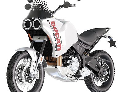 Ducati Motorcycle Ducati Motorcycle Racing Off-Road Motorcycle Fashion Transportation 3d model