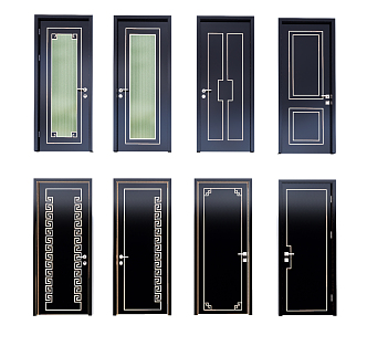 New Chinese Door 3d model