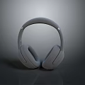 Modern Gray Over Ear Headphones With Comfortable Ear Cups And Sleek Design