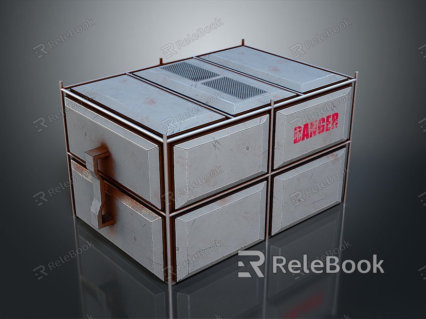 Boxes, Boxes, Bags and Containers Realistic model