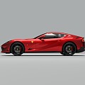 Lu sports car Ferrari 812 Primary high quality 3d model