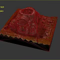 Ancient Stone Ruins 3D Model With Circular Architecture And Grass Surrounding