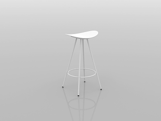 Modern Bar Stool Chair 3d model