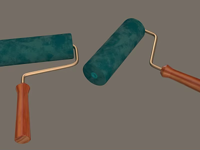 Modern Brush 3d model Modern Brush 3d model