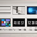 Modern Projection Screen Projection Curtain Projector Screen Display 3d model
