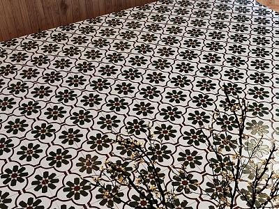 parquet retro floor tile 3d model