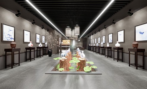 New Chinese Museum 3d model