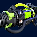 Sci-fi Rifle 3D Model Realistic Weapon Gun Firearms Rifles Submachine Gun Tour 3d model