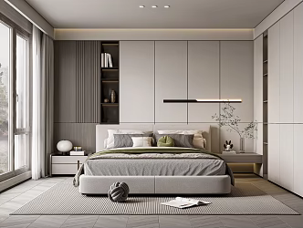 Modern Bedroom 3d model