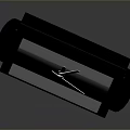 Black Furniture Table Clock With Modern Numeric Dial And Sleek Design