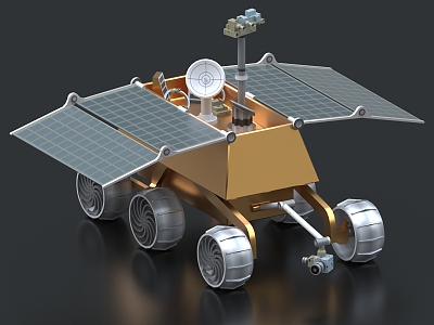 All-terrain vehicle exploration vehicle lunar rover Mars vehicle electric vehicle function vehicle exploration vehicle solar vehicle model