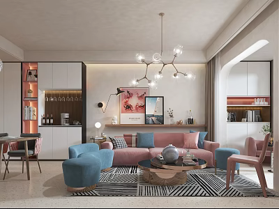 The Silent Living Room 3d model