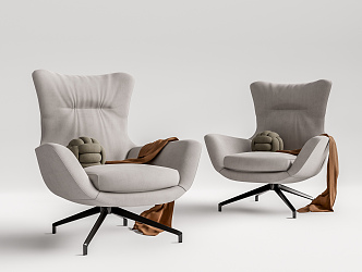 Modern Sofa Chair Leisure Chair 3d model