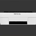Samsung Compact Black White Printer With Control Panel For Home And Office Use 3d model