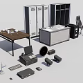 Assorted Home Furniture Collection With Sofa Table Chair Cabinet And Bookshelf