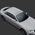Stylish White Modern Luxury Sedan With Sleek Exterior Design And Alloy Wheels
