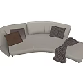 Modern Multiplayer Sofa 3d model