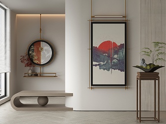 New Chinese Decorative Painting 3d model