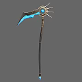 Frost Sickles Sickles Cold Weapons Reaper Sickles Weapons Scimitar Evil Sickles Game Equipment Frostbite Sickles 3d model