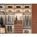 Modern Wardrobe Interior Design With Glass Doors Hanging Areas And Drawers