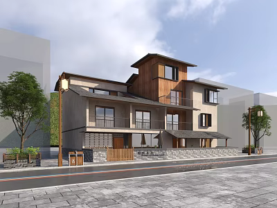modern architecture 3d model