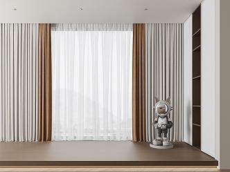 Curtains 3d model