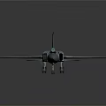 Silver Gray Military Fighter Jet With Number 08 And Red Markings On