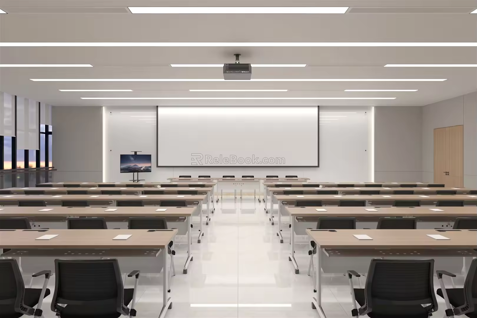 Modern Classroom Office Classroom 3d model