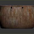 Rustic Terracotta Garden Decor Pot With Dual Handles And Weathered Rustic Finish