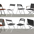Modern Dining Chairs With Metal Frame Fabric Seats Orange Black Gray Colors And Towel Accent