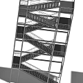 Diverse Staircases Architectural Models With Different Design Styles And Structures