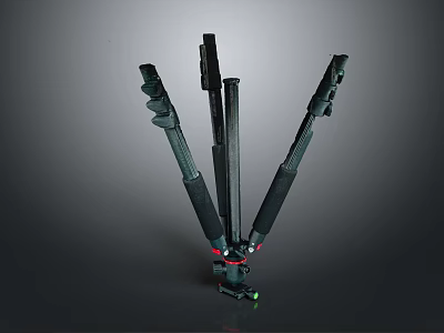 Professional Commercial Tripod with Adjustable Legs and Stable Base for Photography Use 3d model