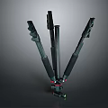 Professional Commercial Tripod with Adjustable Legs and Stable Base for Photography Use