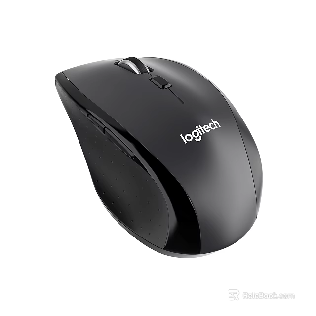 Logitech Wireless Black Computer Mouse For Daily Office And Home Use 3d model 