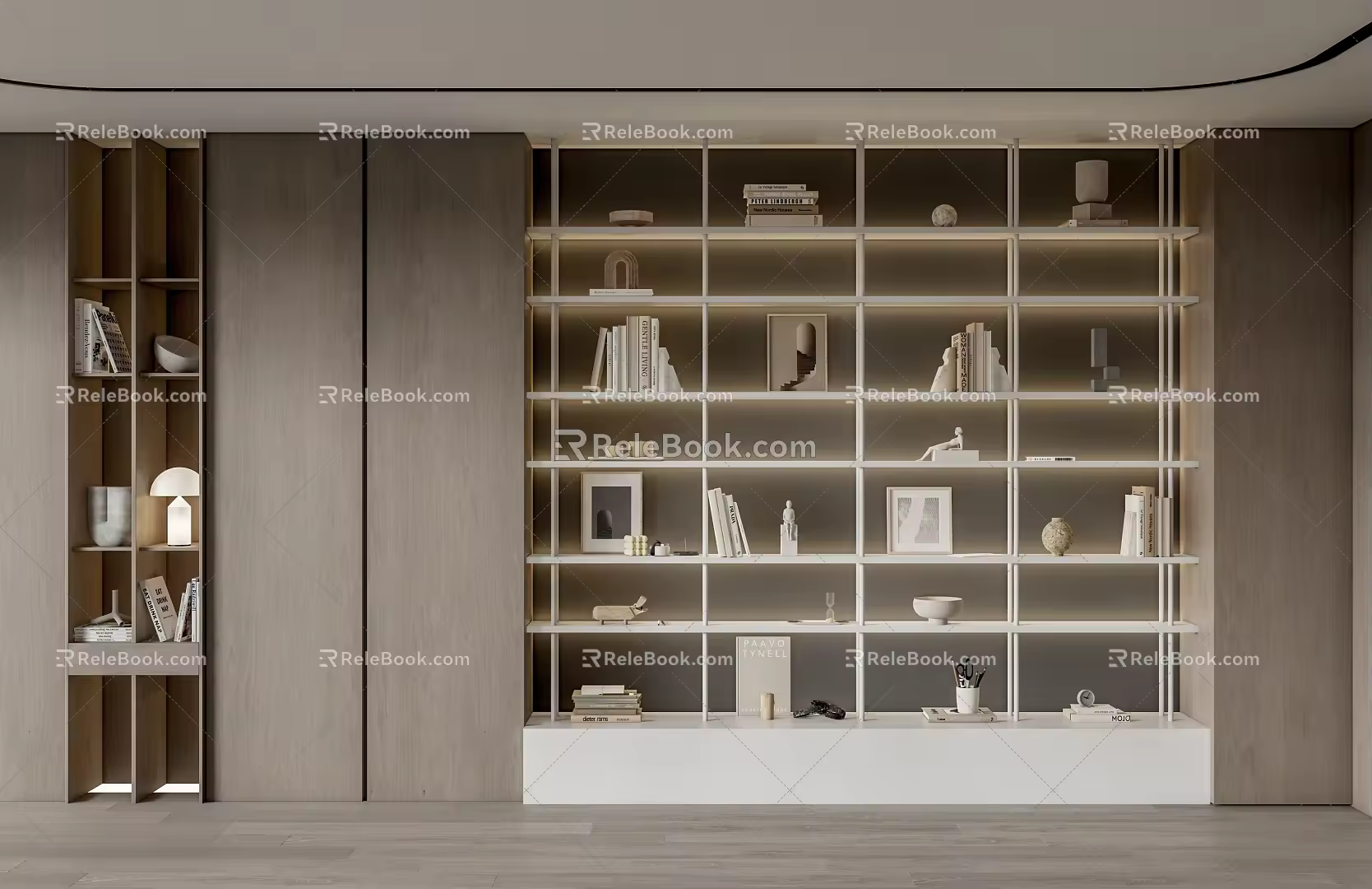 Bookcase Office Bookshelf 3d model