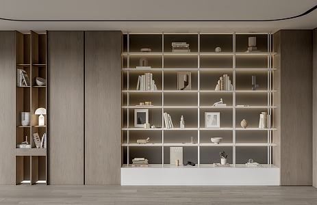 Bookcase Office Bookshelf 3d model