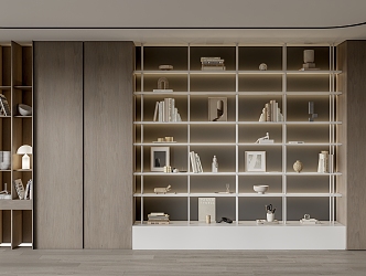 Bookcase Office Bookshelf 3d model