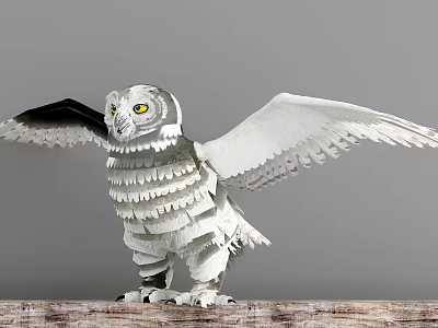 Modern Owl 3d model