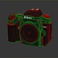Camera Lens Zoom Lens Optical Lens High-end Lens Advanced Lens SLR Lens Tele 3d model