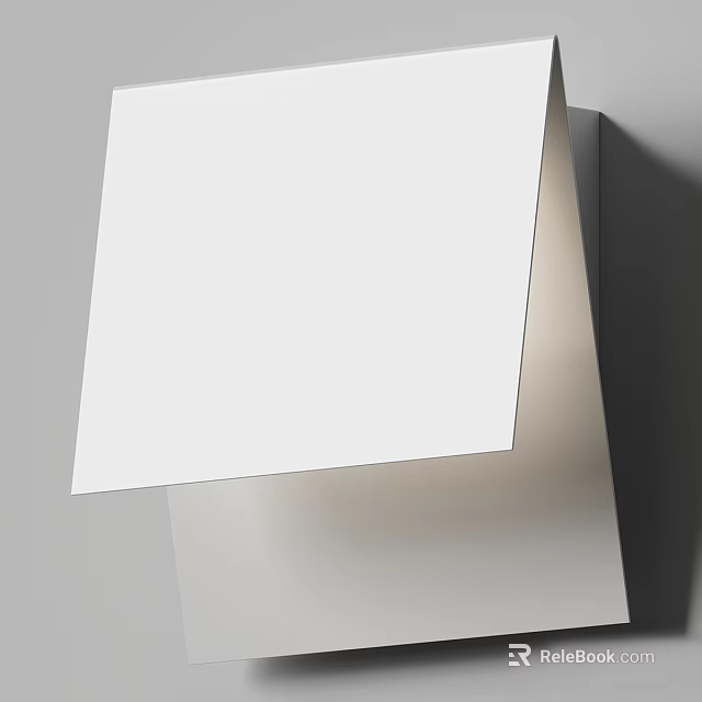 Modern White Wall Light With Minimalist Design And Soft Indoor Illumination 3d model 